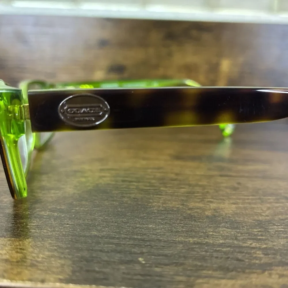 Coach Brooklyn 5117 Tortoise Green Eyeglasses Frames Only HC6040 5016135